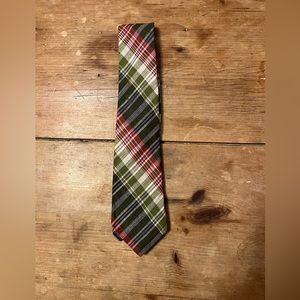 vintage BROOKS BROTHERS madras cotton tie!